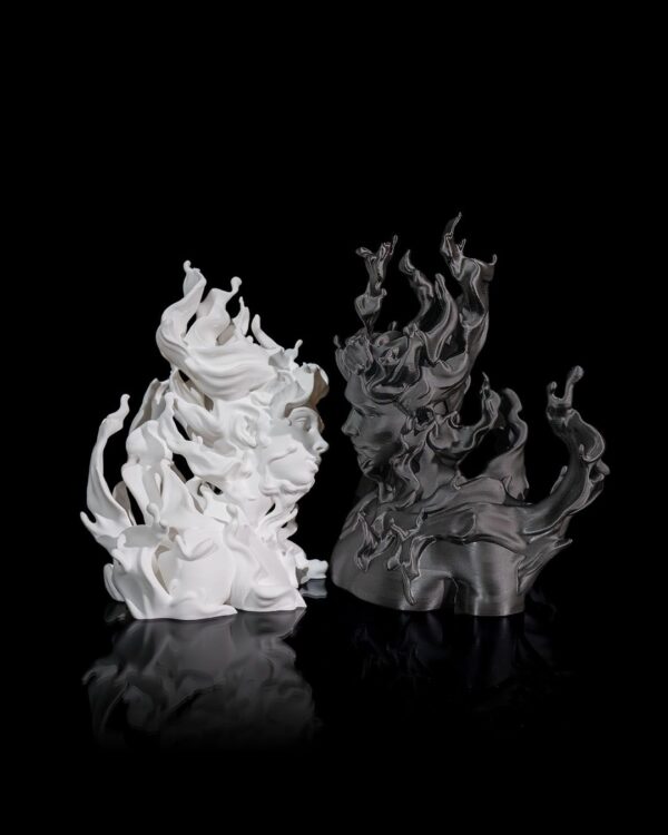 24cm Dichotomy: Embracing Love in the Dance of Opposites