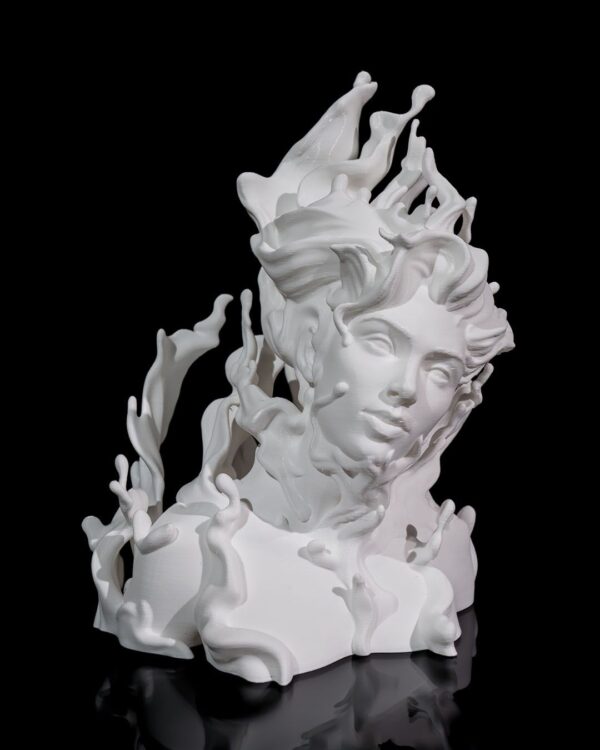 24cm Dichotomy: Embracing Love in the Dance of Opposites - Image 3