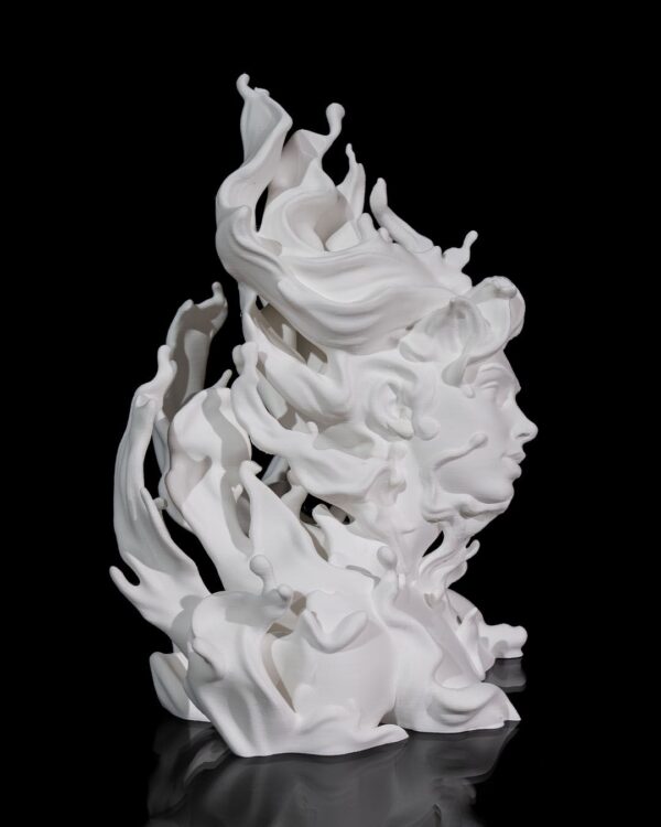 24cm Dichotomy: Embracing Love in the Dance of Opposites - Image 4