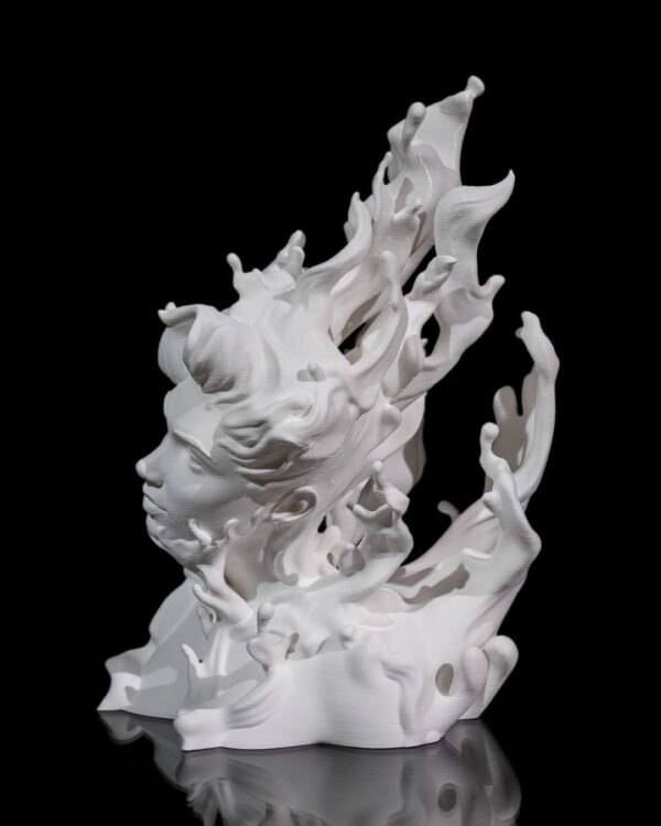 24cm Dichotomy: Embracing Love in the Dance of Opposites - Image 5