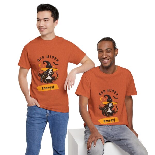 Bad Witch Energy Unisex Heavy Cotton Tee - Image 107