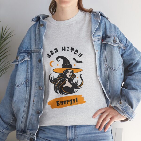 Bad Witch Energy Unisex Heavy Cotton Tee - Image 77