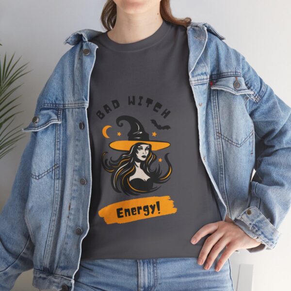 Bad Witch Energy Unisex Heavy Cotton Tee - Image 374