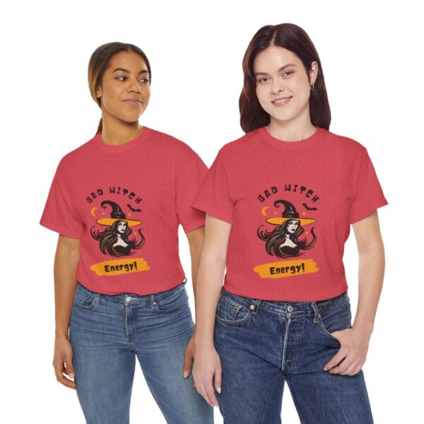 Bad Witch Energy Unisex Heavy Cotton Tee - Image 403