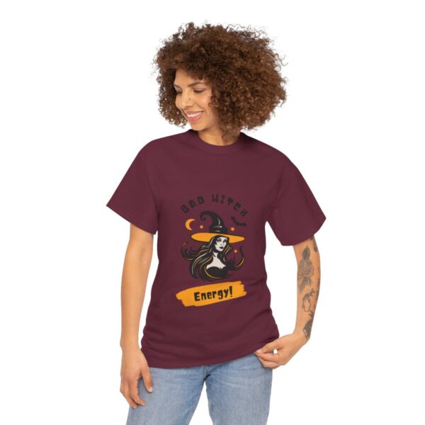 Bad Witch Energy Unisex Heavy Cotton Tee - Image 190