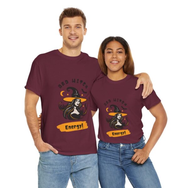 Bad Witch Energy Unisex Heavy Cotton Tee - Image 213