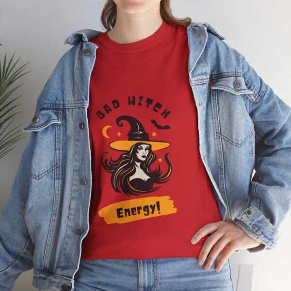 Bad Witch Energy Unisex Heavy Cotton Tee - Image 428