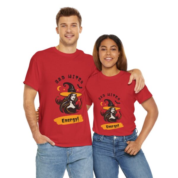 Bad Witch Energy Unisex Heavy Cotton Tee - Image 429
