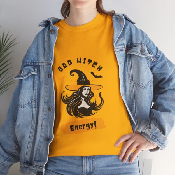 Bad Witch Energy Unisex Heavy Cotton Tee - Image 158