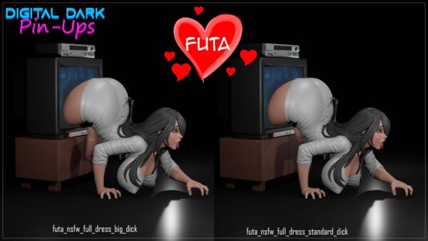 13cm Tall & 18cm Long Sadako Yamamura (Ringu) With SFW, NSFW, And FUTA Options - Image 16