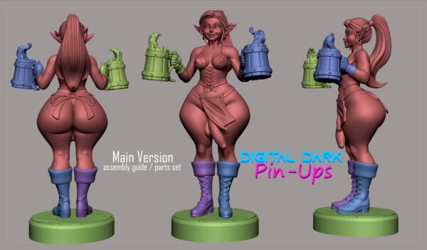 18cm Goblin Girl Barmaid With SFW, NSFW And FUTA Options - Image 10