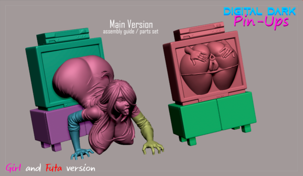 13cm Tall & 18cm Long Sadako Yamamura (Ringu) With SFW, NSFW, And FUTA Options - Image 24