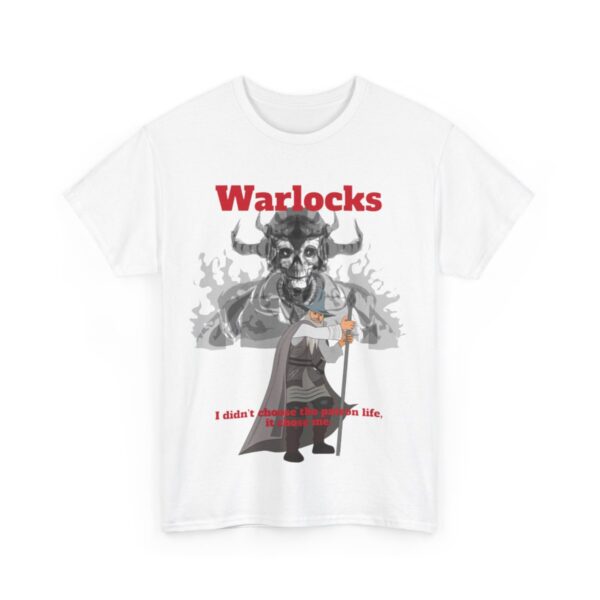 Warlock Patron Unisex Heavy Cotton Tee - Image 3