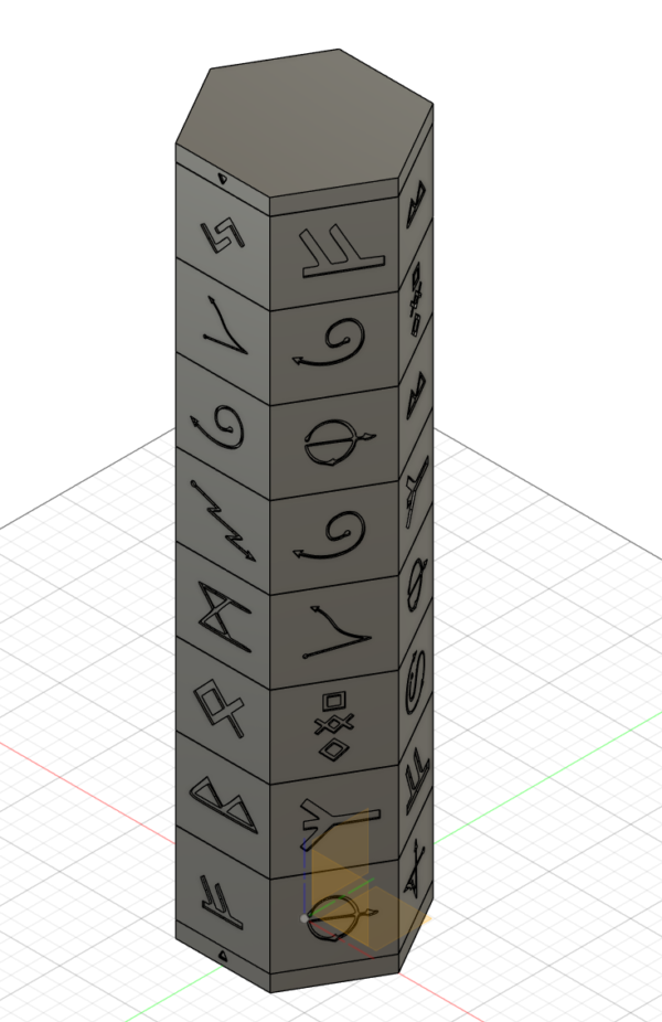 43cm Harry Potter Cryptex STL File - Image 2